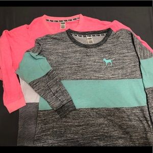 TWO VICTORIA SECRET VARSITY CREWS